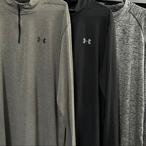 Under Armour Charcoal and Jet Black Jackets